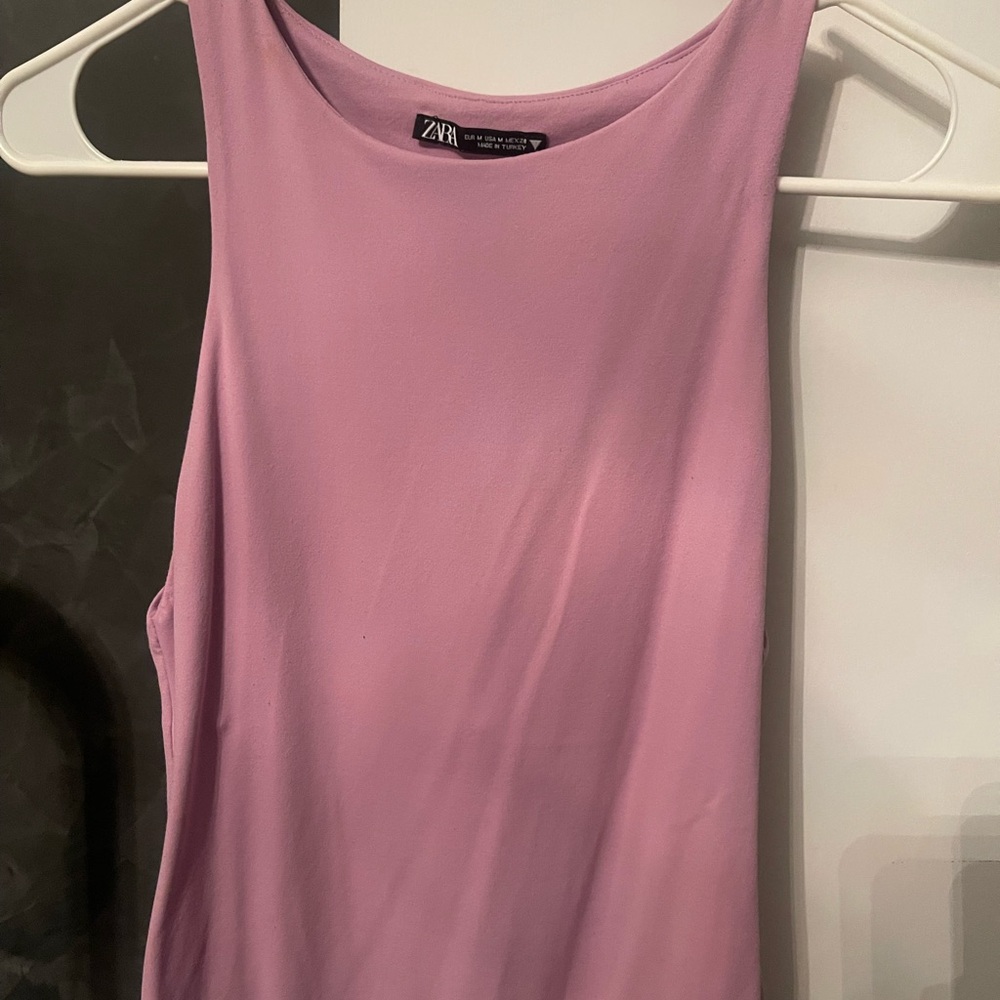 Zara Women's Light Pink Tank Top